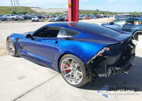 2017 Chevrolet Corvette Z06 из США, поврежденный, VIN 1G1YN2D65H5603841